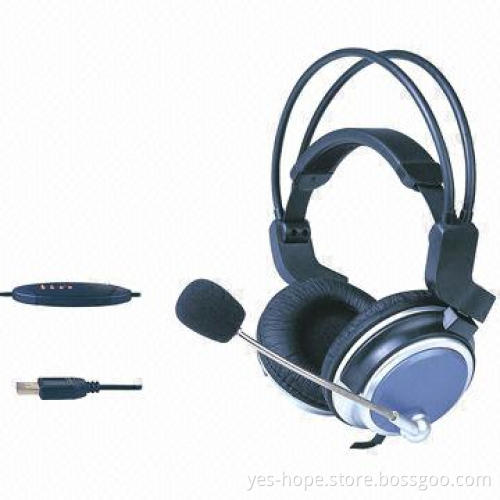USB headset with inline volume